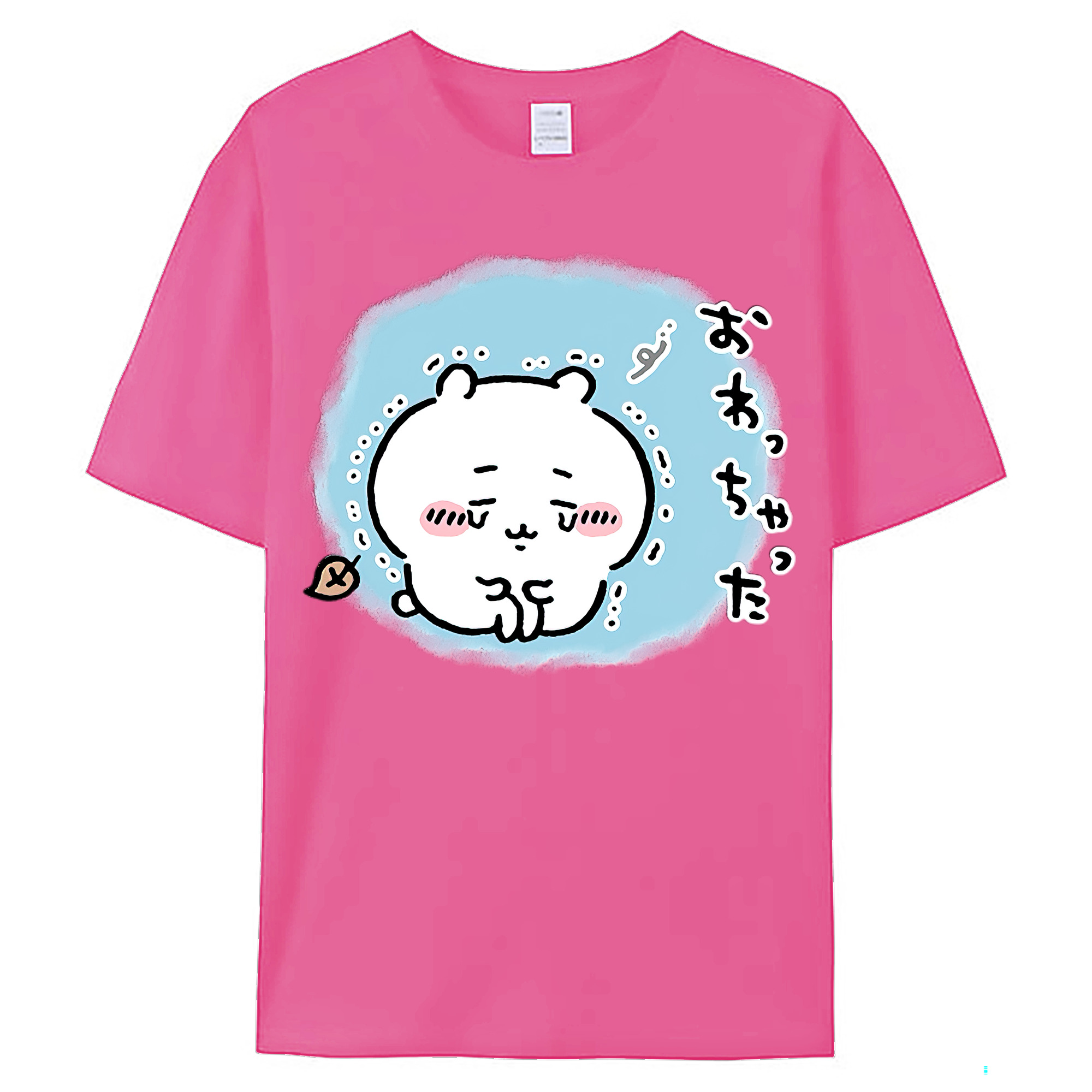 （画像用） ちいかわ ちいかわ Chii-kawa chiikawa レディースカジュアルプリントTシャツ（綿100％）